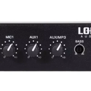 Lone Audio LA 50.2D 2 x 50W Class D Stereo Mixer Amplifier 4 Ohms Bluetooth Multimedia PA Amp with USB FM