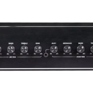 Lone Audio LA-2200D 2 x 200W Class D Multimedia Mixing Amplifier – 4/8 Ohms Bluetooth PA Amp with USB/FM