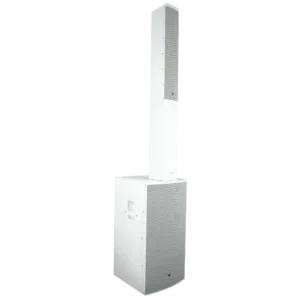 Volume Music Solutions DAP Frigga Single Active Column PA System White1000W RMS 134 dB SPL with Bluetooth 5.0 TWS