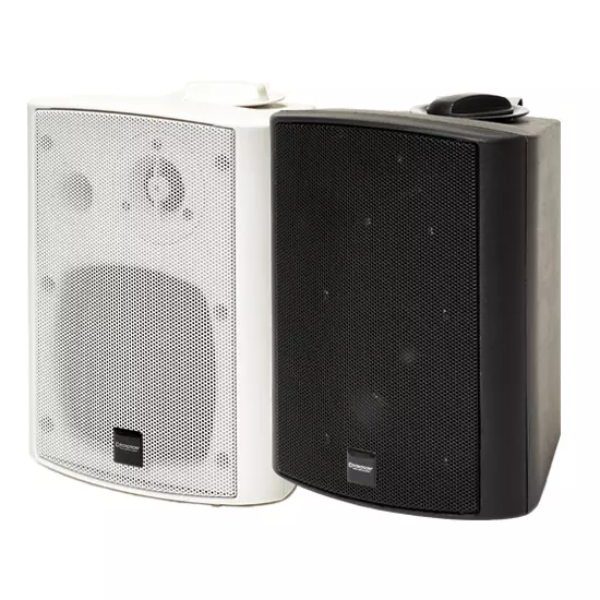 Rondson PBT30 20W 2 Way Bass Reflex Wall Mounted Speaker for 70V 100V or 8 Ohm Black or White Rondson PBT30 20W 2 Way Bass Reflex Wall Mounted Speaker for 70V 100V or 8 Ohm Black or White