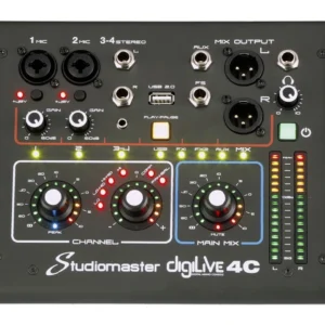Studiomaster Digilive 4c-4 Input Compact Digital Mixer