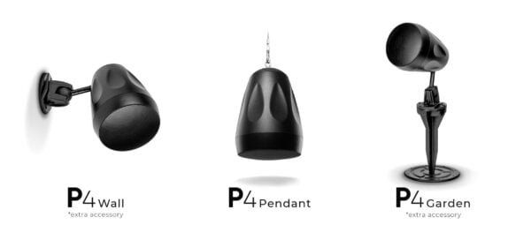 Next Audiocom P4 4" PENDANT SPEAKER, BLACK [100V|8Ω] - Image 11