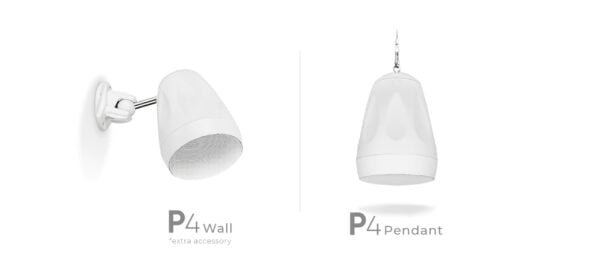 Next Audiocom P4W 4" PENDANT SPEAKER, WHITE [100V|8Ω] - Image 12