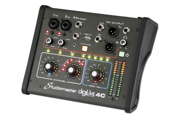Studiomaster Digilive 4c-4 Input Compact Digital Mixer