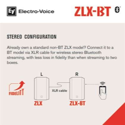 Electro-Voice ZLX-15BT 15" Powered Loudspeaker with Bluetooth Audio - Image 2