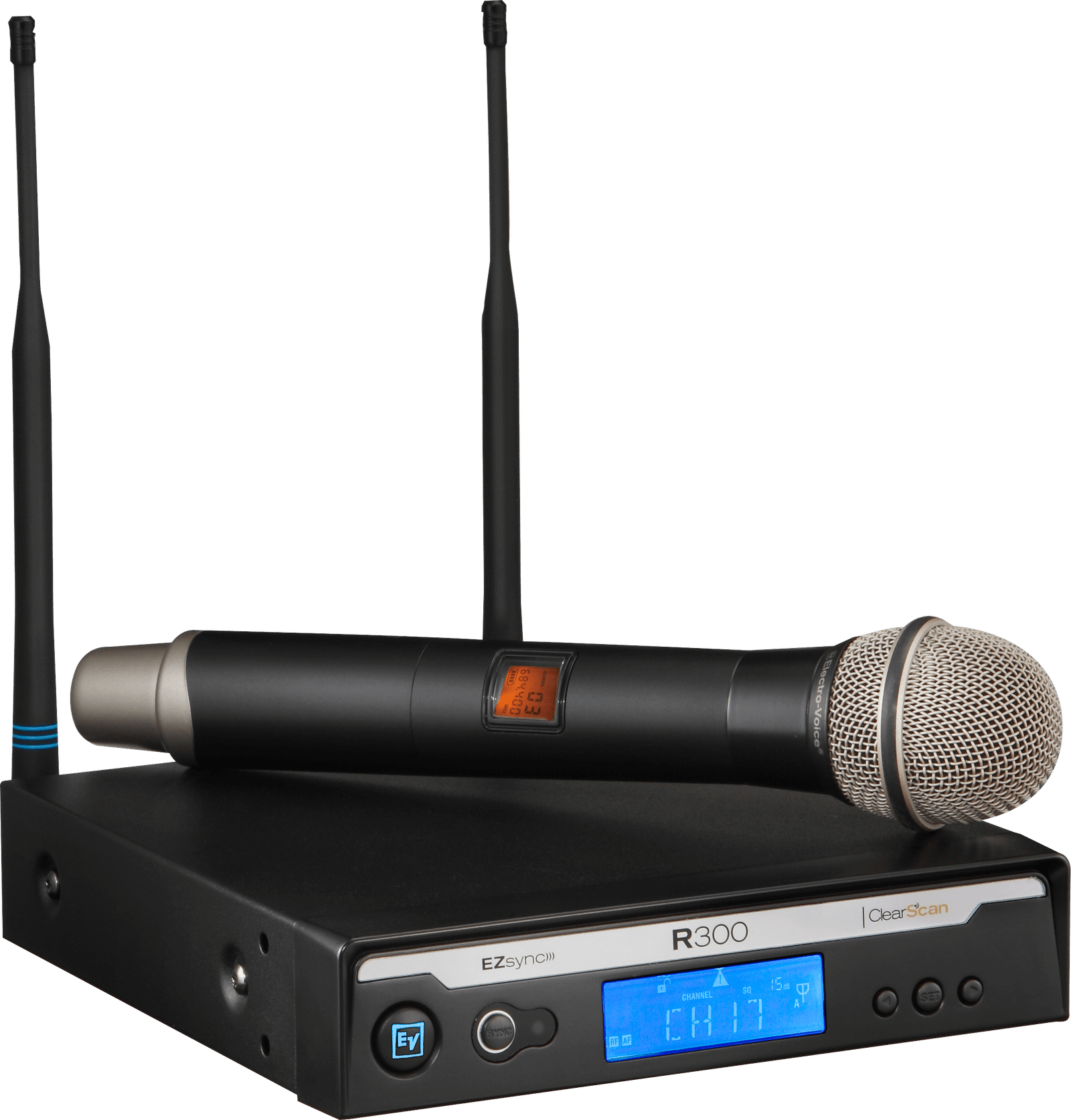 Electro voice R300 HD Handheld system with PL22 Dynamic Microphone