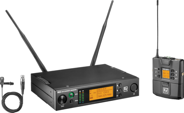 Electro-Voice RE3-BPCL UHF Wireless Set Featuring CL3 Cardioid Lavalier Microphone - Image 4