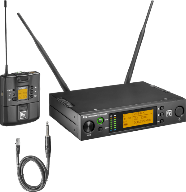 Electro-voice RE3-BPGC UHF Wireless Set Featuring the GCC instrument Cable - Image 3