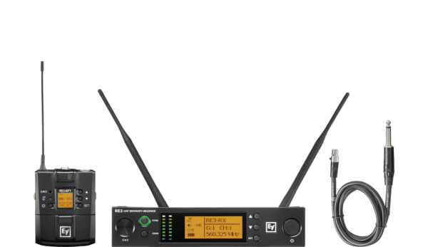 Electro-voice RE3-BPGC UHF Wireless Set Featuring the GCC instrument Cable - Image 2