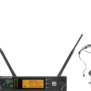 Electro-voice RE3-BPHW UHF Wireless Set Containing the HW3 Supercardioid Headworn Microphone