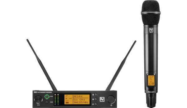 Electro-voice RE3-ND86 UHF Wireless set Featuring ND86 Dynamic Supercardioid Microphone