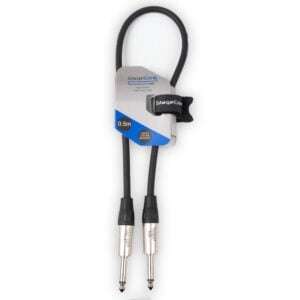 StageCore CORE 100 Mono Jack Plug Instrument Cable Includes Hook & Loop Tie
