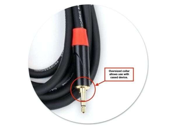 StageCore iCORE 215  Professional Audio Signal Cable - Includes Hook & Loop Tie - Image 3