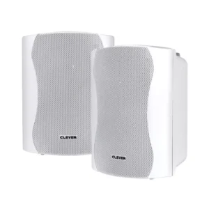 Clever Acoustics WPS 35T WHITE 100V Weatherproof Speakers Pair