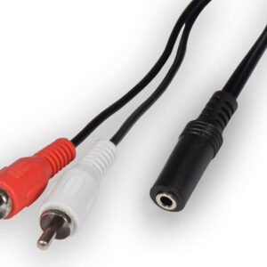 Volume Music Solutions AV:Link 2 x RCA Plugs to 3.5mm Stereo Socket Leads