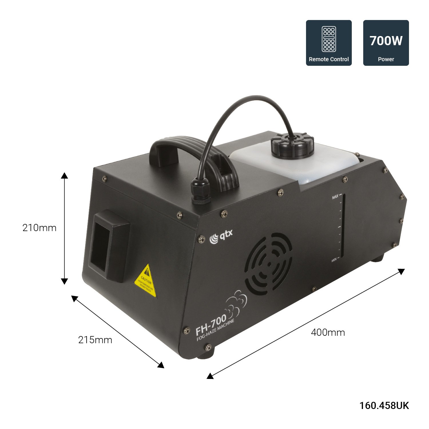 QTX FH-700: Mini Fog-Haze Machine 700W FH-700