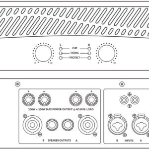 Volume Music Solutions QTX QA Series Power Amplifiers QA400