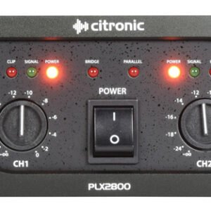 Citronic PLX Series Power Amplifiers PLX2800