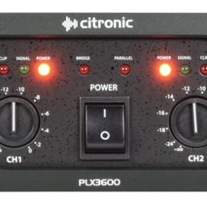 Citronic PLX Series Power Amplifiers PLX3600
