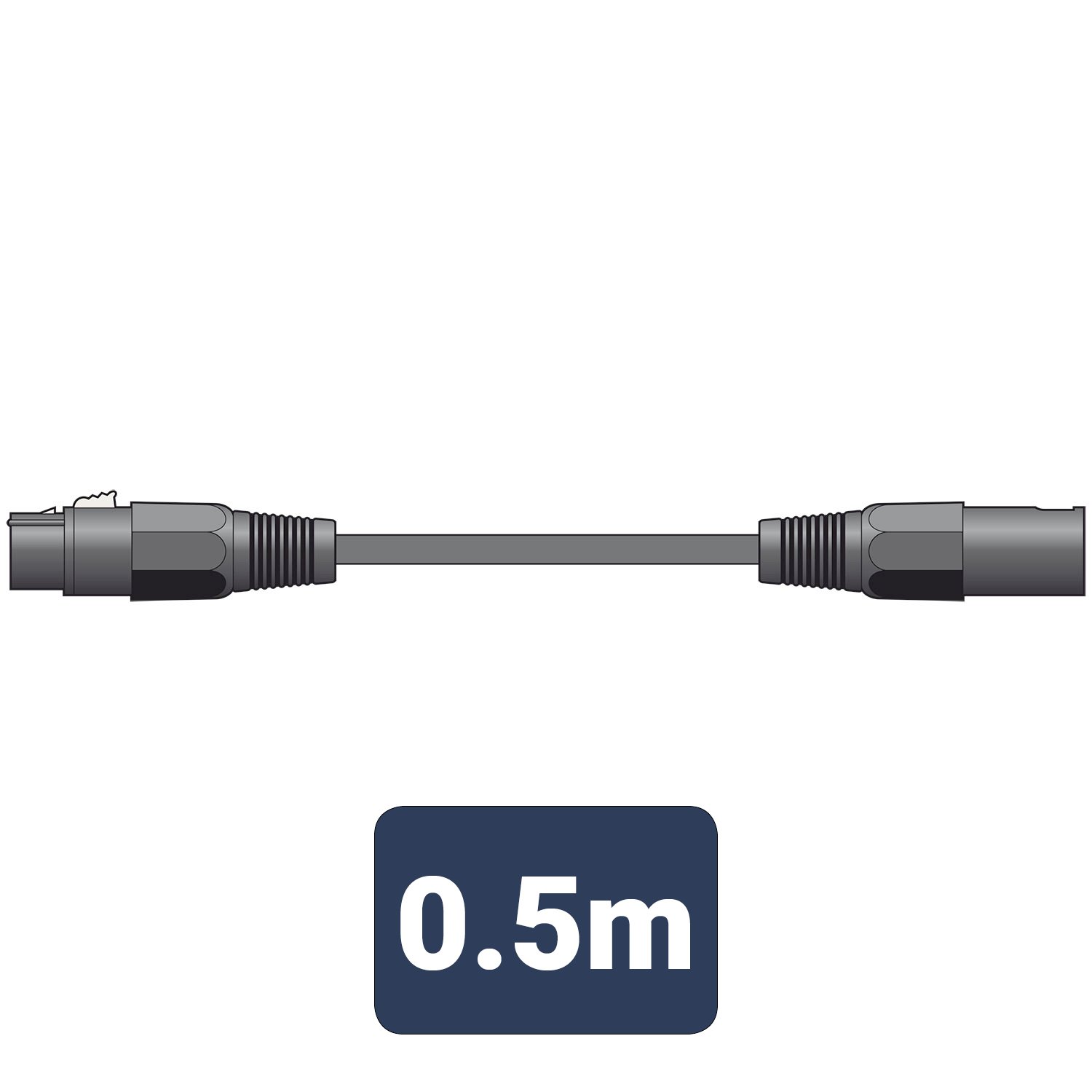 Citronic Classic Microphone Leads XLR Female - XLR Male XF-XM050BK