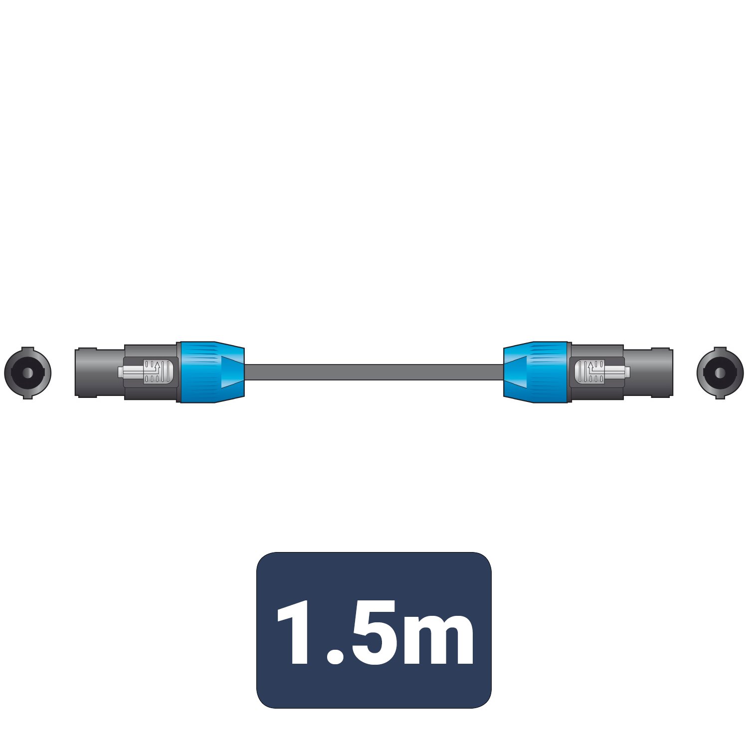 QTX Essential Speaker Leads Speaker Plug - Speaker Plug
