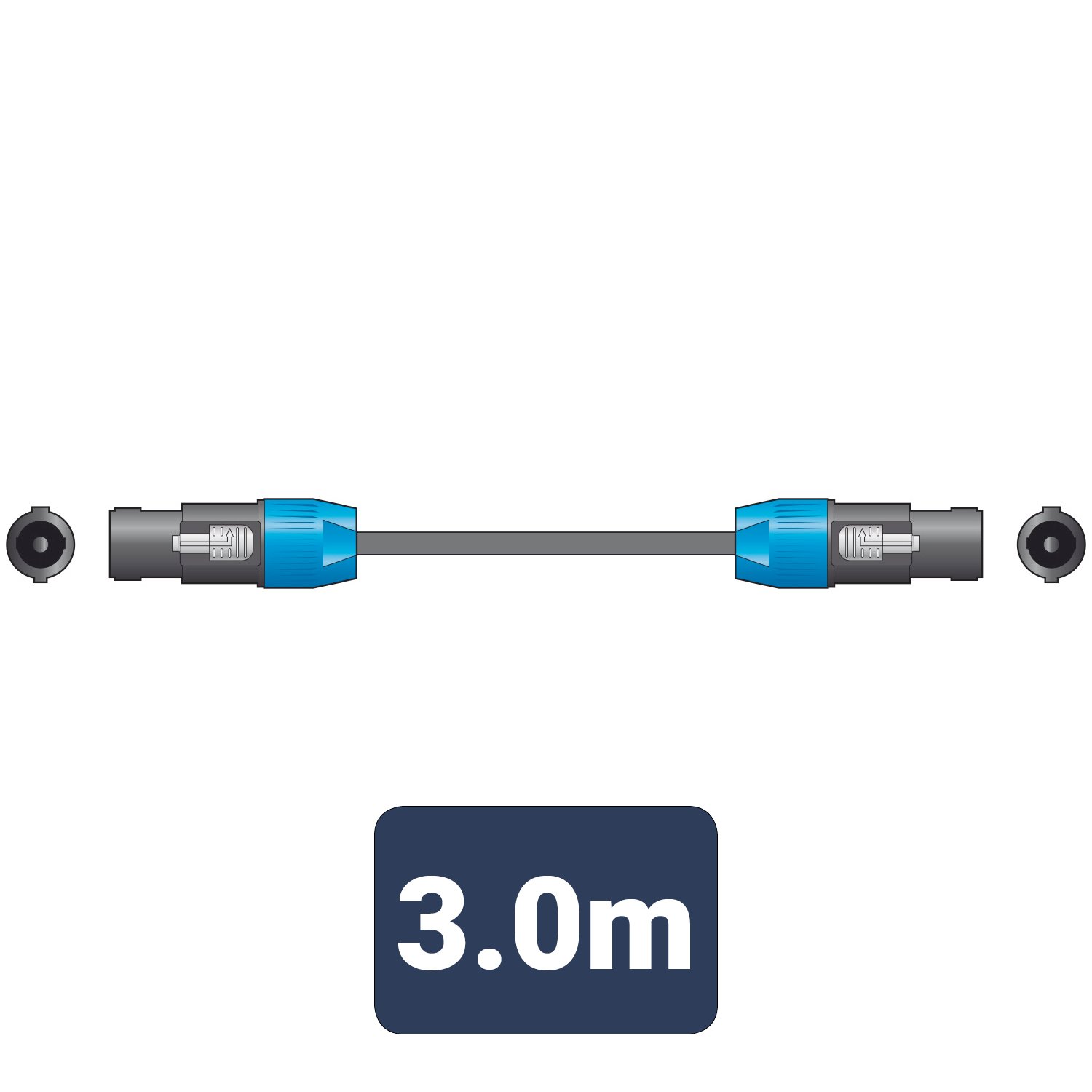 QTX Essential Speaker Leads Speaker Plug - Speaker Plug
