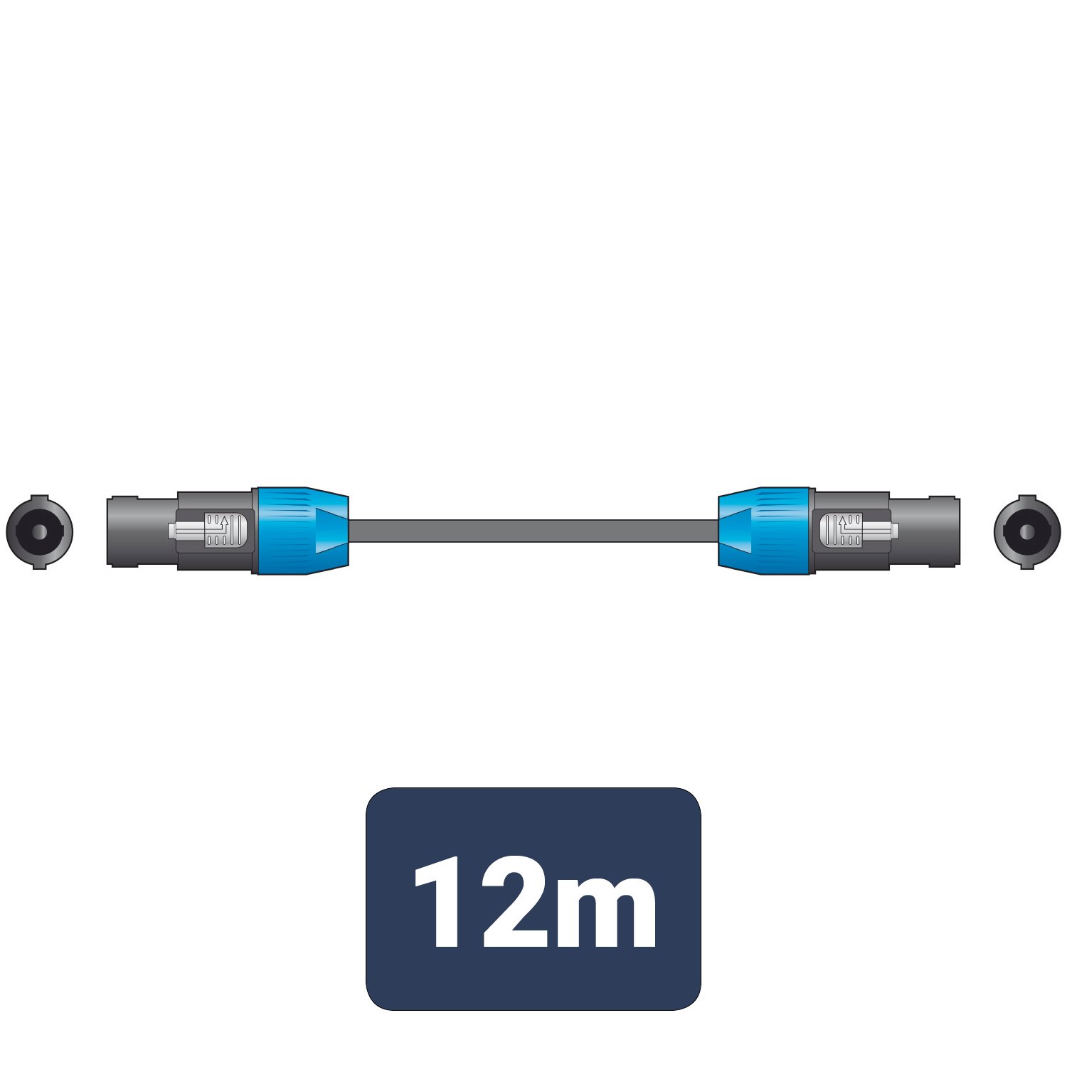 QTX Essential Speaker Leads Speaker Plug - Speaker Plug