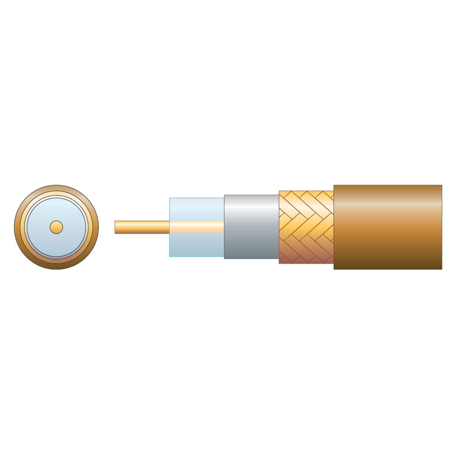 Mercury Economy RG6 75 Ohms Air Spaced Coaxial Cable - CCA Braid