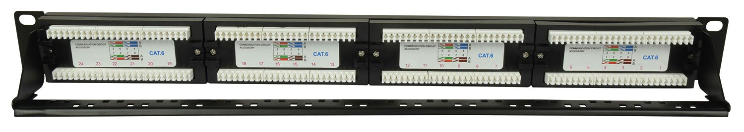 Volume Music Solutions Adastra CAT6 Rackmount IDC Patch Panels CAT6-24IDC