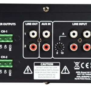Adastra V-122 Dual Zone 100V Mixer-Amplifier 2 x 120W V-122