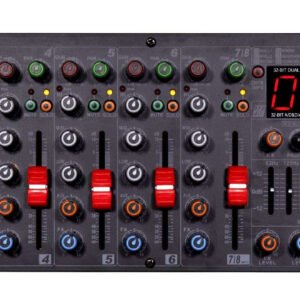 Volume Music Solutions Lone Audio Multimedia Powered Mixer 8 channels
